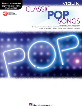 Paperback Classic Pop Songs: Violin [With Access Code] Book
