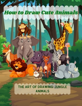 Paperback How to Draw Cute Animals: The Art of Drawing Jungle Animals Book