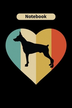 Notebook: DOBERMAN Dog Lover Gift for Dog Owners Diary | Blank Date & Blank Lined Notebook Journal | 6x9 Inch 120 Pages White Paper