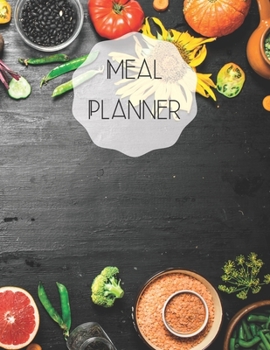 Meal Planner: Track and plan your food weekly, contains shopping list
