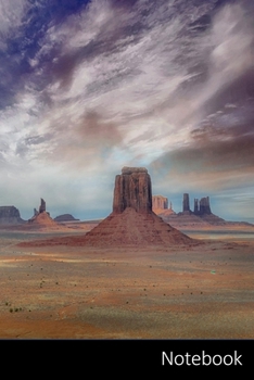 Notebook: Paisaje, Cielo, Nubes, Montañas Cuaderno / Diario / Libro de escritura / Notas - 6 x 9 pulgadas (15.24 x 22.86 cm), 110 páginas, superficie brillante.