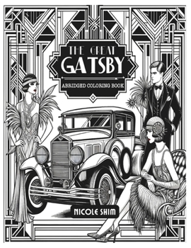 Paperback The Great Gatsby Abridged Coloring Book