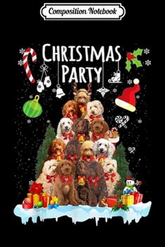 Composition Notebook: Australian Labradoodle Christmas Party Funny Xmas dog  Journal/Notebook Blank Lined Ruled 6x9 100 Pages