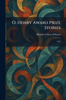 Paperback O. Henry Award Prize Stories: 1922 Book