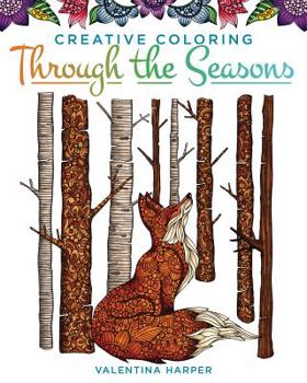 Paperback Creative Coloring Through the Seasons Book