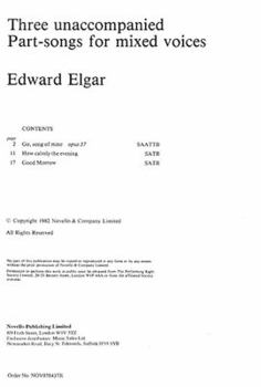 Paperback Three Unaccompanied Part-Songs for Mixed Voices Book