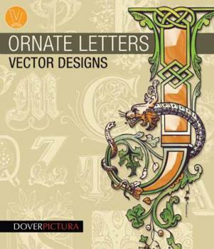 Paperback Ornate Letters Vector Designs Book