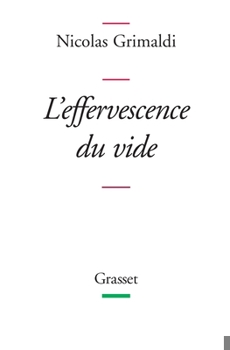 Paperback L'effervescence du vide [French] Book