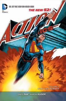 Hardcover Superman: Action Comics Vol. 5: What Lies Beneath (the New 52) Book