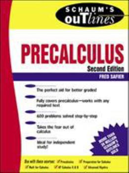 Paperback Schaum's Outline of Precalculus Book