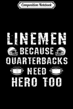 Composition Notebook: Linebacker Footballer - Funny American Football  Journal/Notebook Blank Lined Ruled 6x9 100 Pages