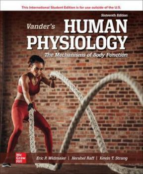 Paperback ISE Vander's Human Physiology Book