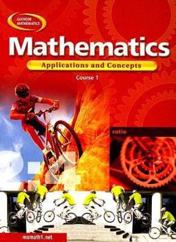 Hardcover Mathematics: Applications and Concepts, Course 1, Student Edition Book