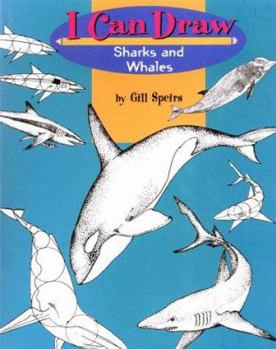 Paperback I Can Draw Sharks and Whales Book