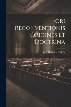 Paperback Fori Reconventionis Origines Et Doctrina [French] Book