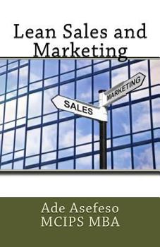 Paperback Lean Sales and Marketing Book