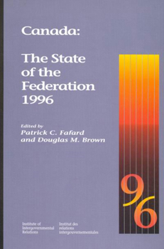 Paperback Canada: The State of the Federation 1996, 29 Book