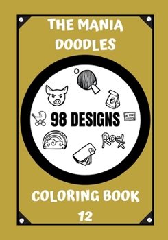 Paperback Coloring Book: The Mania Doodles Book