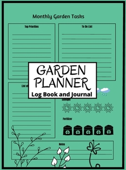Hardcover Garden Log Book: Track Crop Performance with Chart Garden Design Personal Vegetable Organizer Notebook Track Vegetable Growing & Garden Book