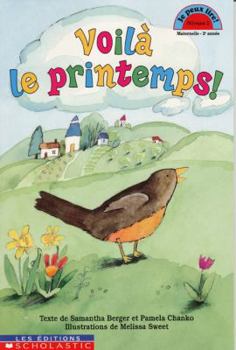Paperback Voilà le printemps! Niv. 2 [French] Book