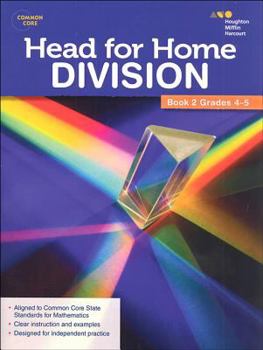 Paperback Head For Home Math Skills: Division, Book 2 Book