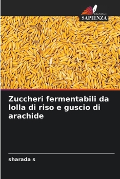 Paperback Zuccheri fermentabili da lolla di riso e guscio di arachide [Italian] Book