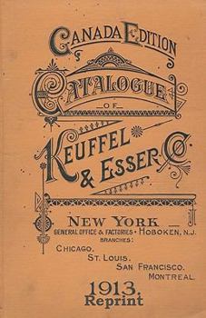 Paperback Catalogue of Keuffel and Esser 1913 Reprint Book