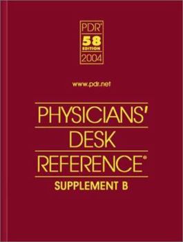 Paperback 2004 PDR Supplements A& B Set Book