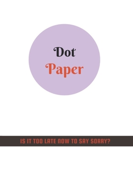 Paperback Geoboard Dot Paper, White cover, 100 pages - Large(8.5 x 11 inches) Book