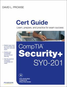 Hardcover CompTIA Security+ SYO-201 Cert Guide [With DVD] Book
