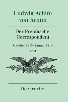 Hardcover Der Preußische Correspondent [German] Book