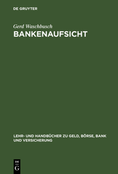 Hardcover Bankenaufsicht [German] Book