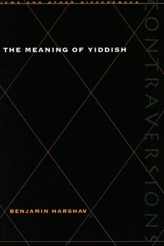 Paperback Meaning of Yiddish Book