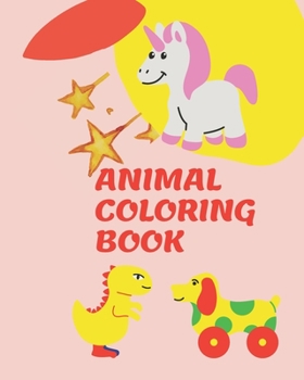 Paperback Animal Coloring Book: Animal Coloring Book For kids Book