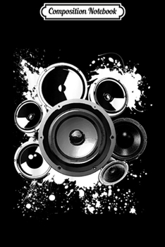 Composition Notebook: Speaker Building Electronics Sound Frequency Subwoofer Inch  Journal/Notebook Blank Lined Ruled 6x9 100 Pages