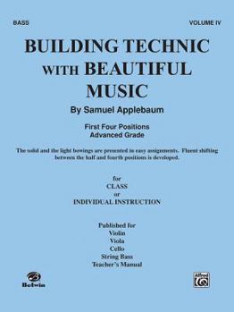 Paperback Building Technic with Beautiful Music, Bk 4: Bass Book