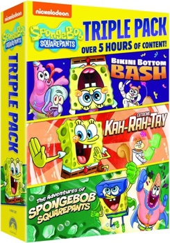 DVD Spongebob Squarepants Triple Pack Book