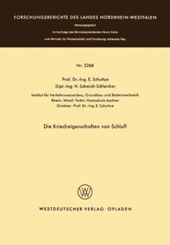 Paperback Die Kriecheigenschaften Von Schluff [German] Book