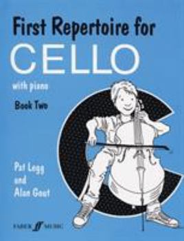 Paperback First Repertoire for Cello, Bk 2: With Piano Book