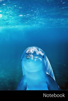 Notebook: Mare, Blu, Delfino, Animale taccuino / agenda / quaderno delle annotazioni / diario / libro di scrittura / carnet / zibaldone - 6 x 9 pollici (15,24 x 22,86 cm), 110 pagine, superficie lucid
