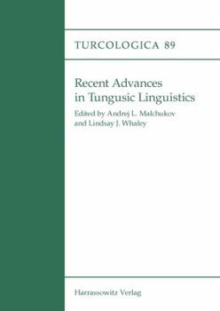 Paperback Recent Advances in Tungusic Linguistics Book
