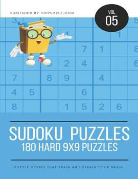 Paperback Sudoku Puzzles - 180 Hard 9x9 Puzzles Book