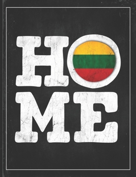 Home: Lithuania Flag Planner for Lithuanian Coworker Friend from Vilnius  Undated Planner Daily Weekly Monthly Calendar Organizer Journal