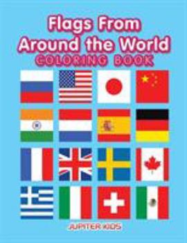 Paperback Flags From Around the World Coloring Book