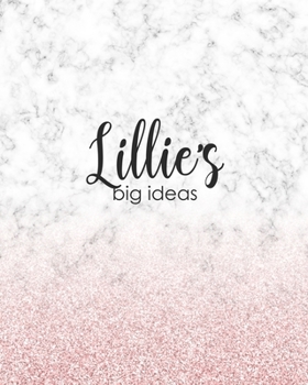 Lillie's Big Ideas: Personalized Notebook - 8x10 Lined Women's Journal