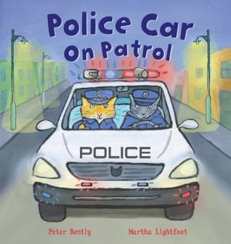 Paperback Police Car on Patrol (Busy Wheels) Book