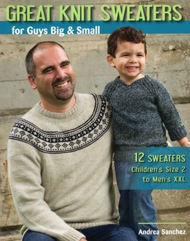 Paperback Great Knit Sweaters for Guys Big & Small Book