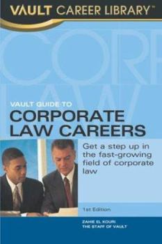 Paperback Vault Guide to Corporate Law Careers Book