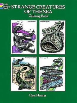 Paperback Strange Creatures of the Sea Coloring Book