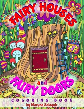 Paperback Fairy houses and fairy doors coloring book